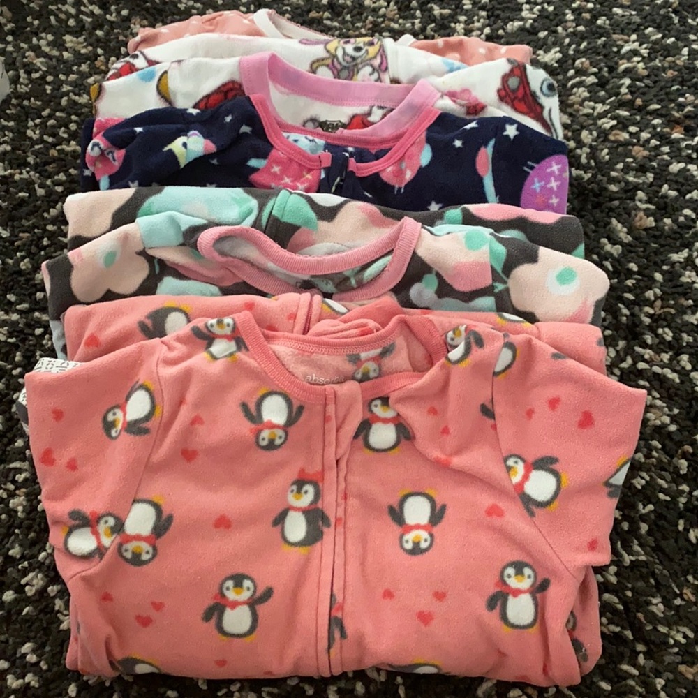 3t Girls Fleece Pajamas Bundle